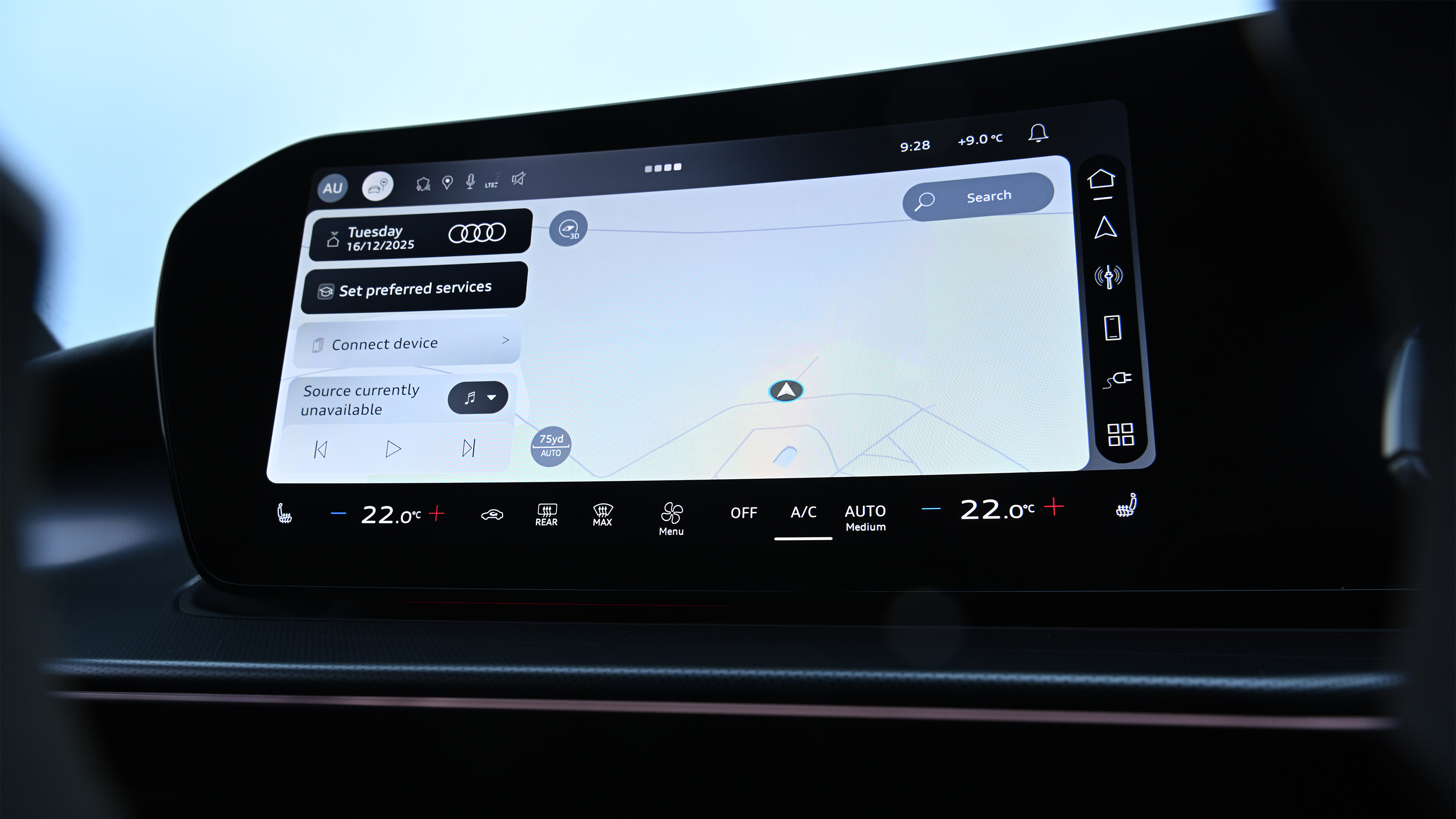 Audi Q3 - infotainment