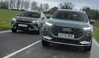 Audi Q3 vs Cupra Formentor - front tracking