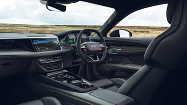 New Audi RS e-tron Performance - front interior