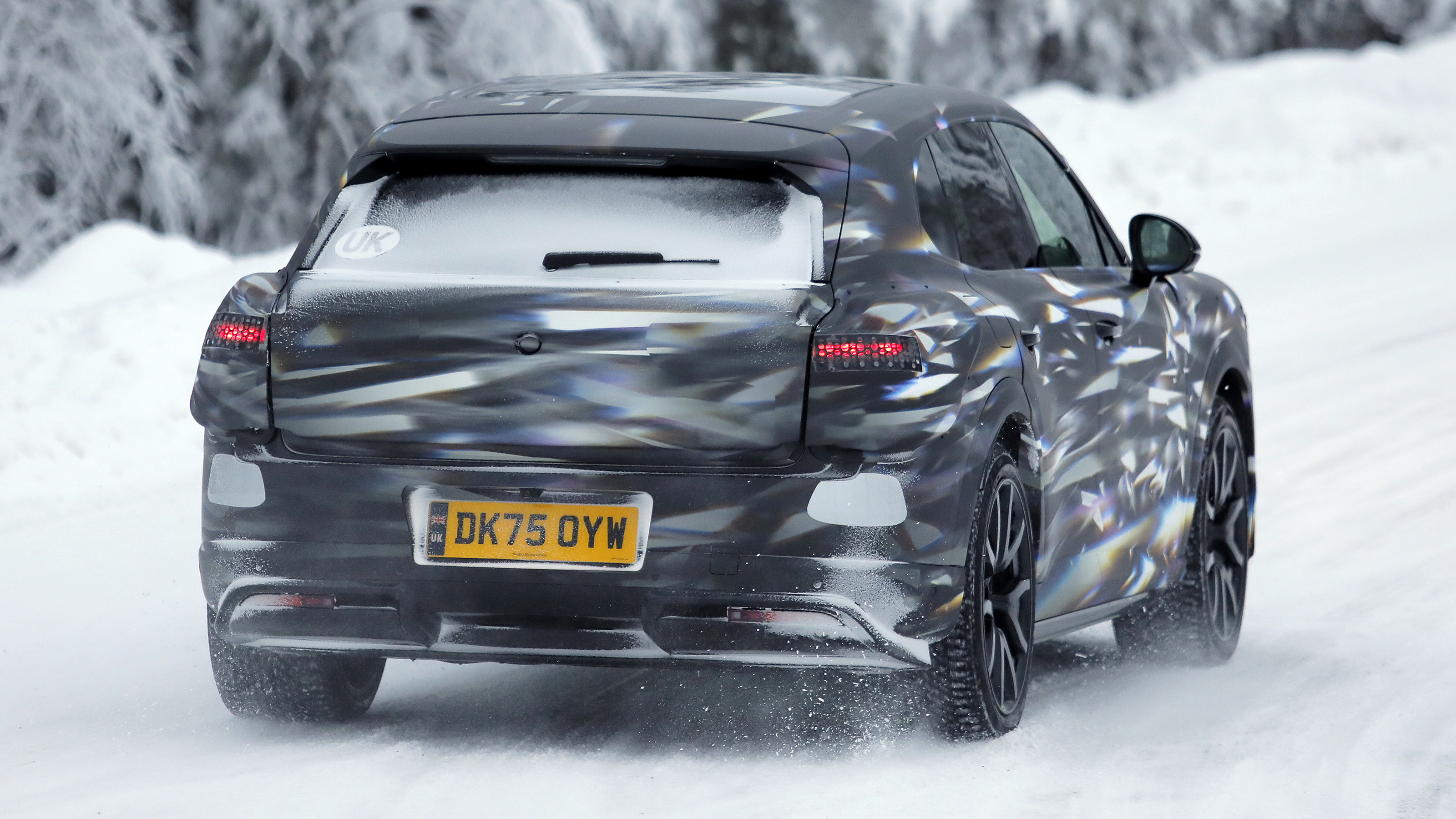 Bentley Urban SUV test car - rear
