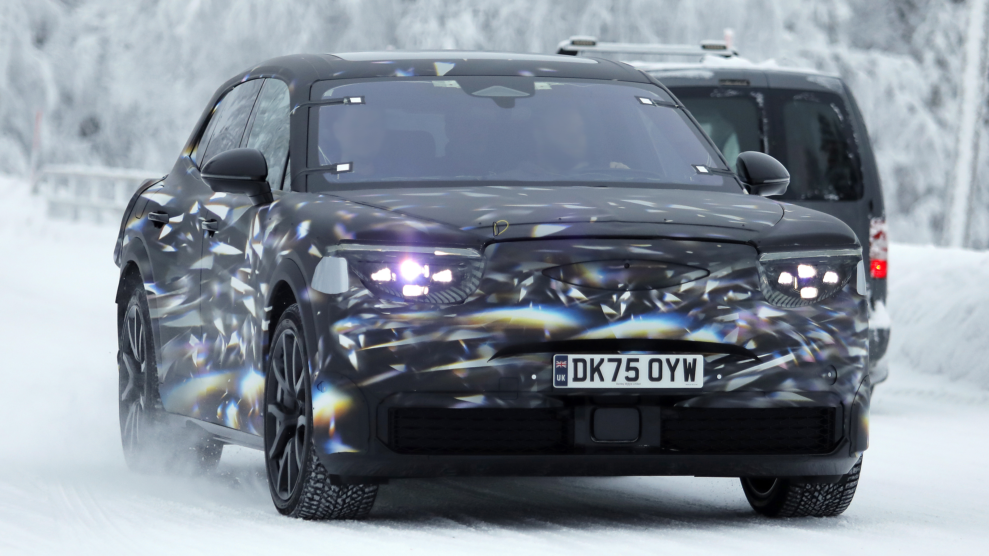Bentley Urban SUV test car - front