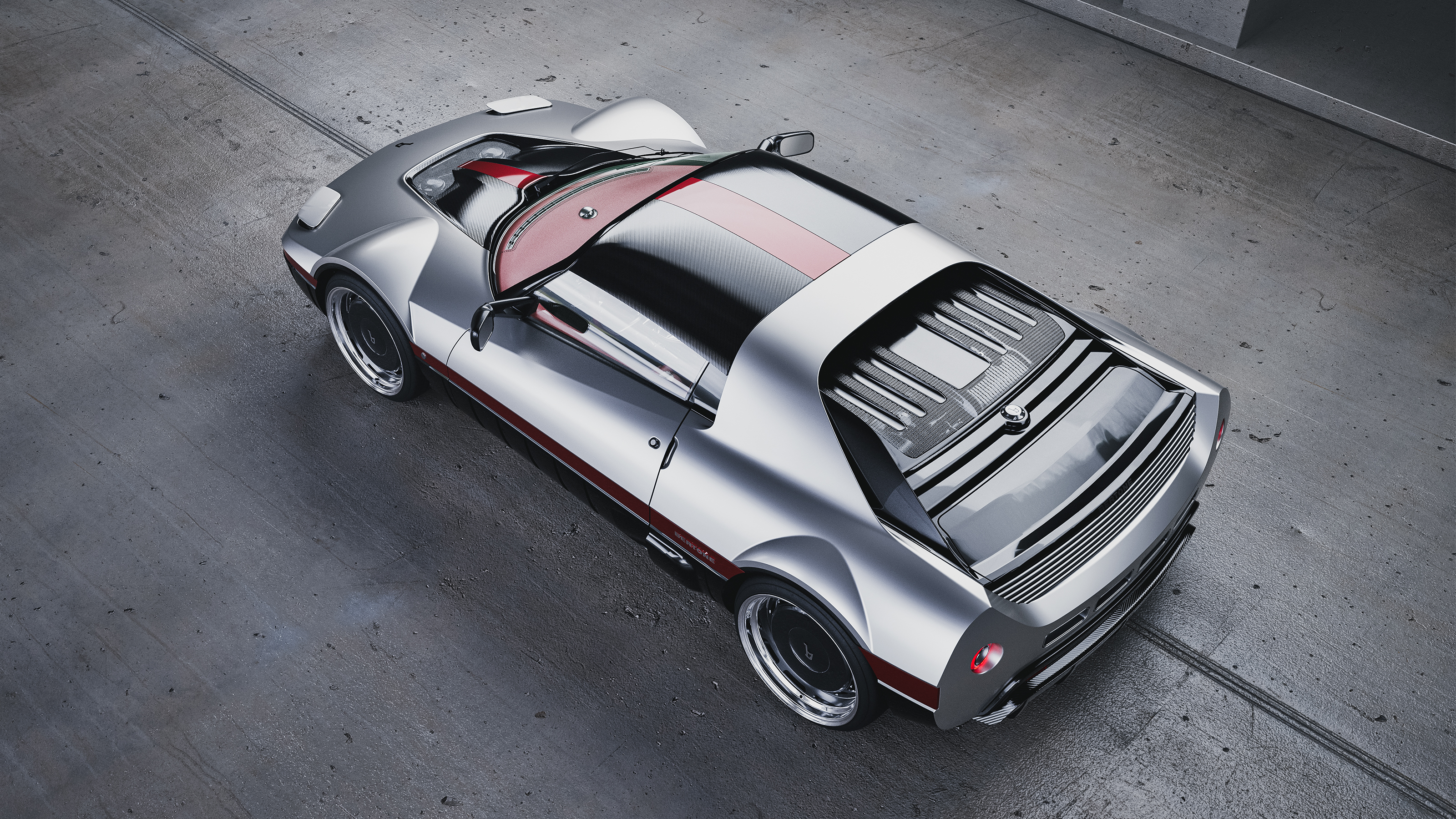 Bertone Runabout - overhead rear