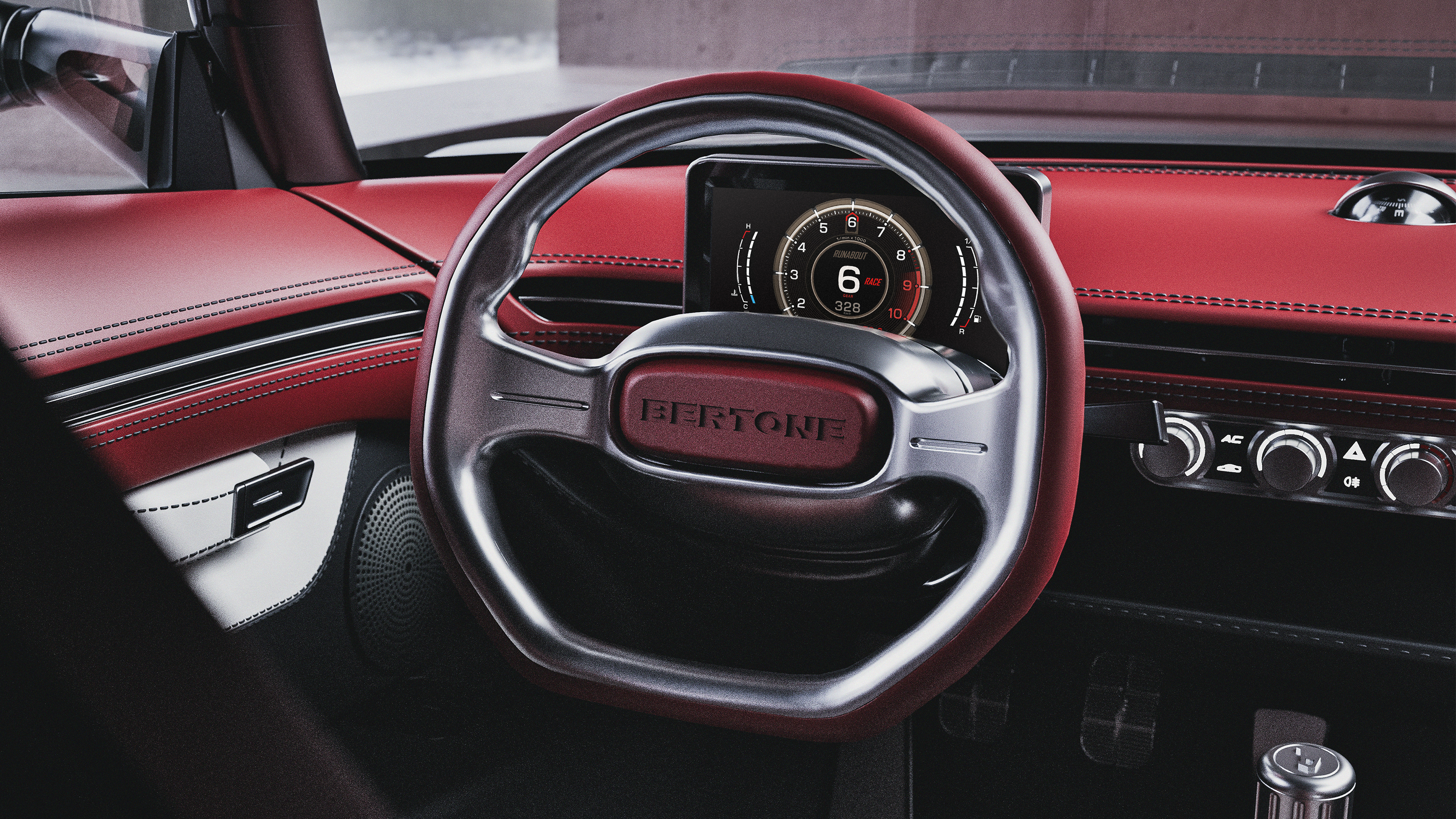 Bertone Runabout - steering wheel