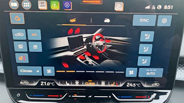 Cupra Terramar V2 - climate screen