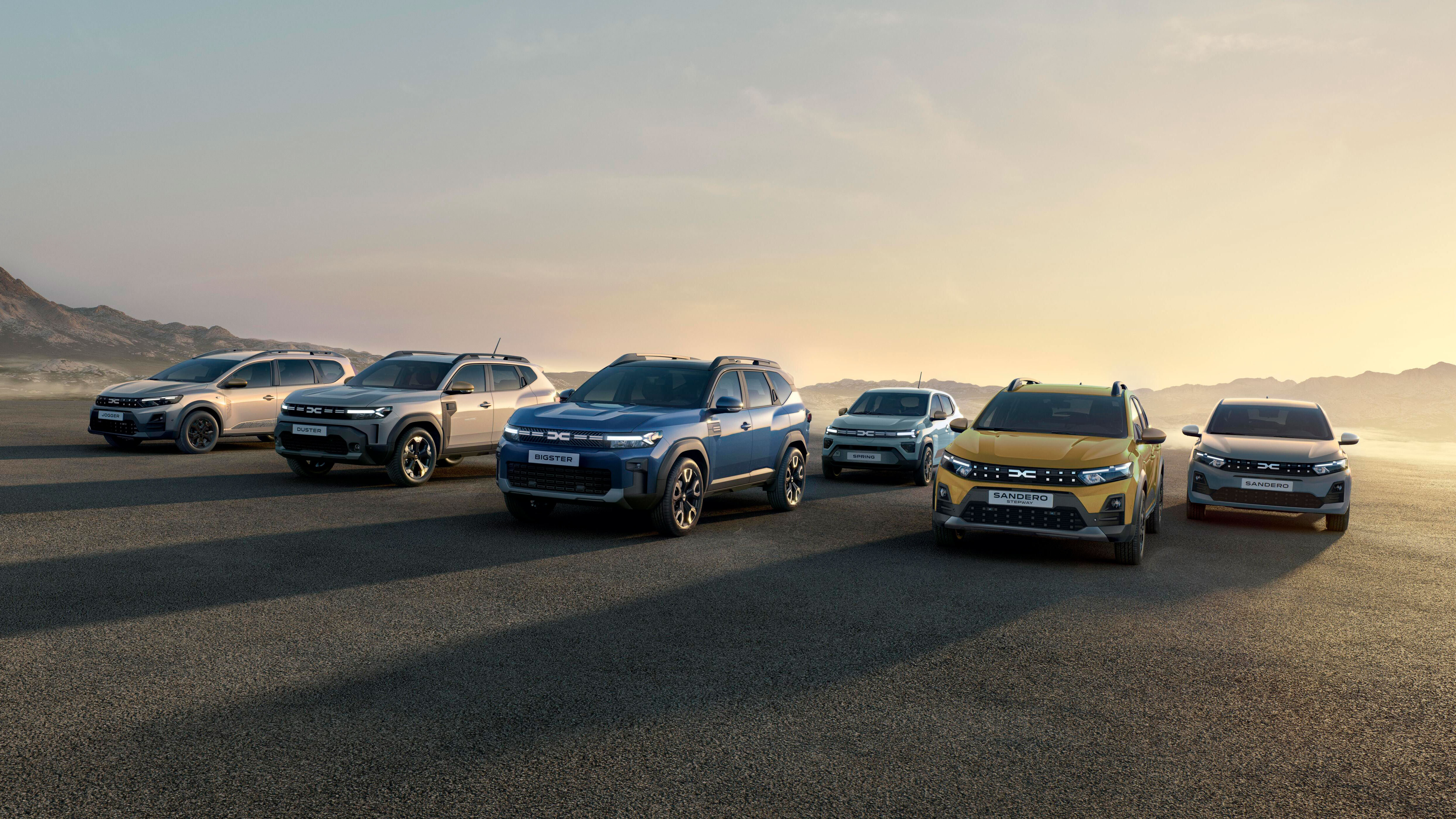 Dacia range