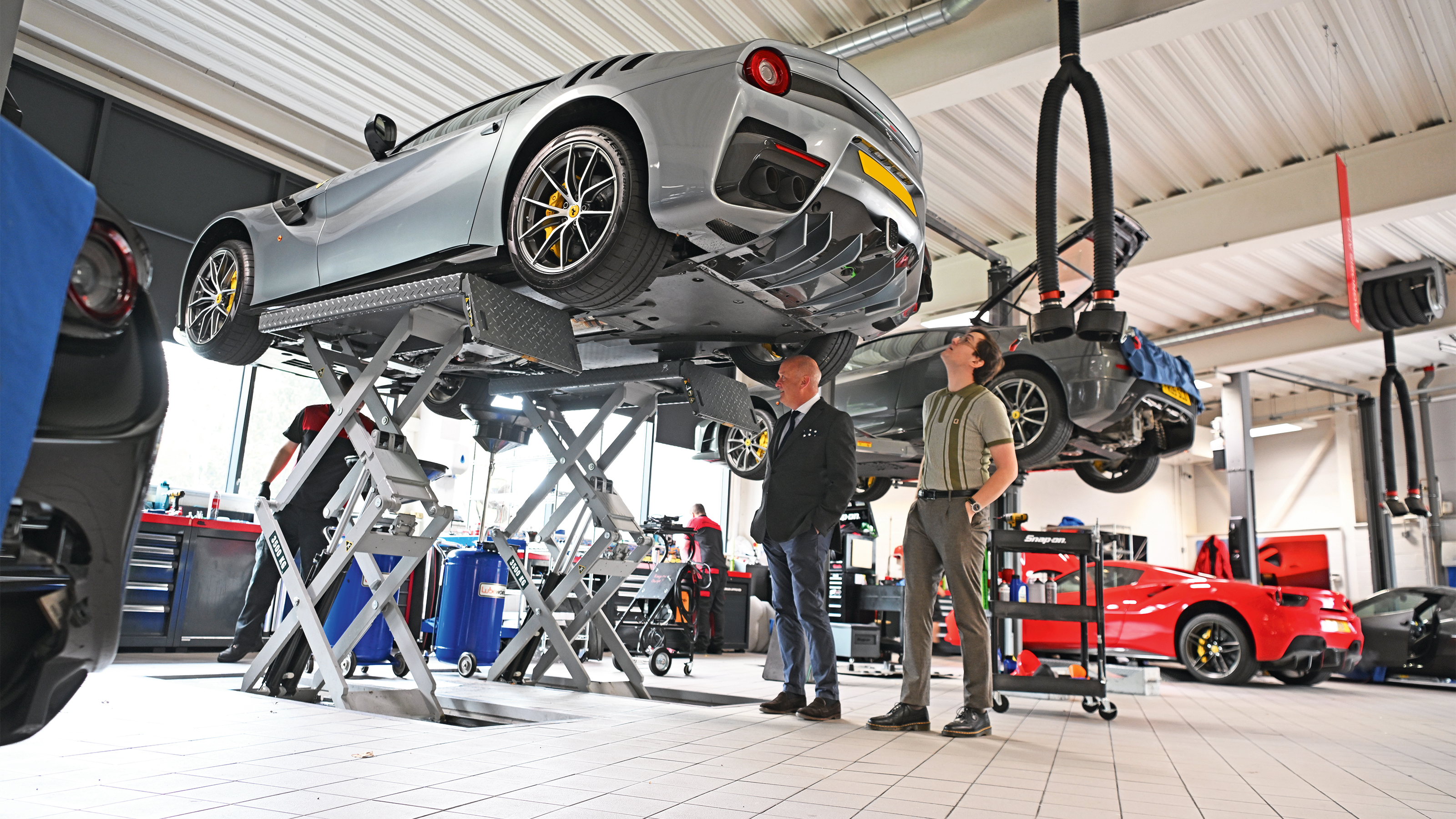 How to buy a used supercar - Ferrari workshop