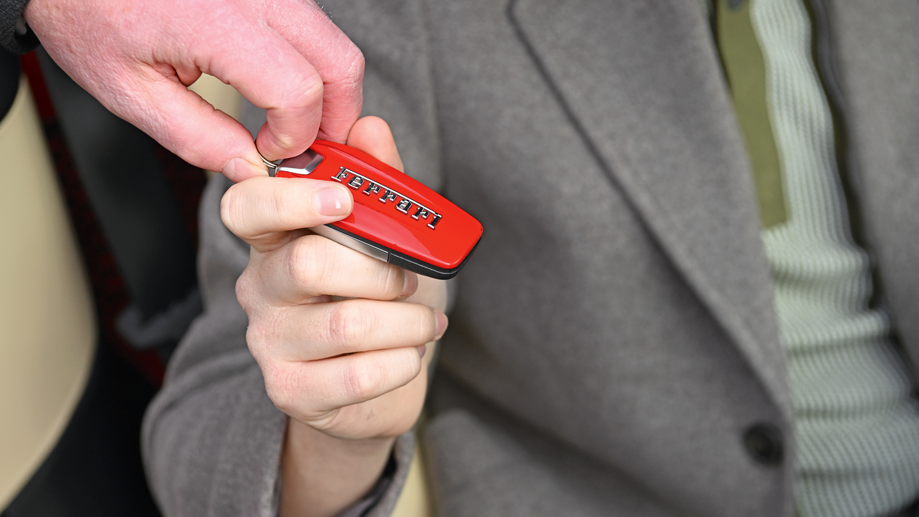 How to buy a used supercar - Ferrari key