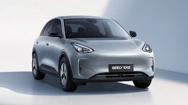 Geely EX2 - silver front 3/4