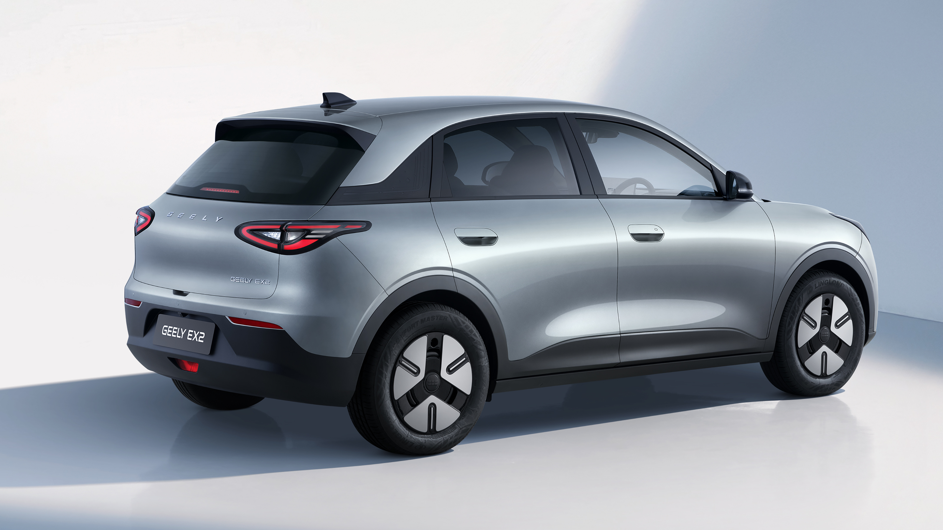 Geely EX2 - silver rear angled
