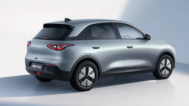 Geely EX2 - silver rear angled