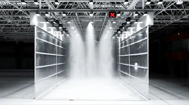 Geely safety testing centre - snow and ice simulator