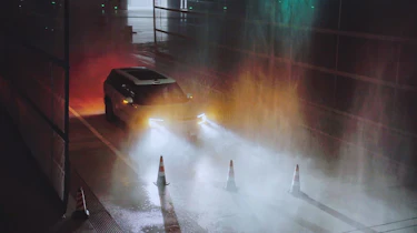 Geely safety testing centre - wet weather simulator