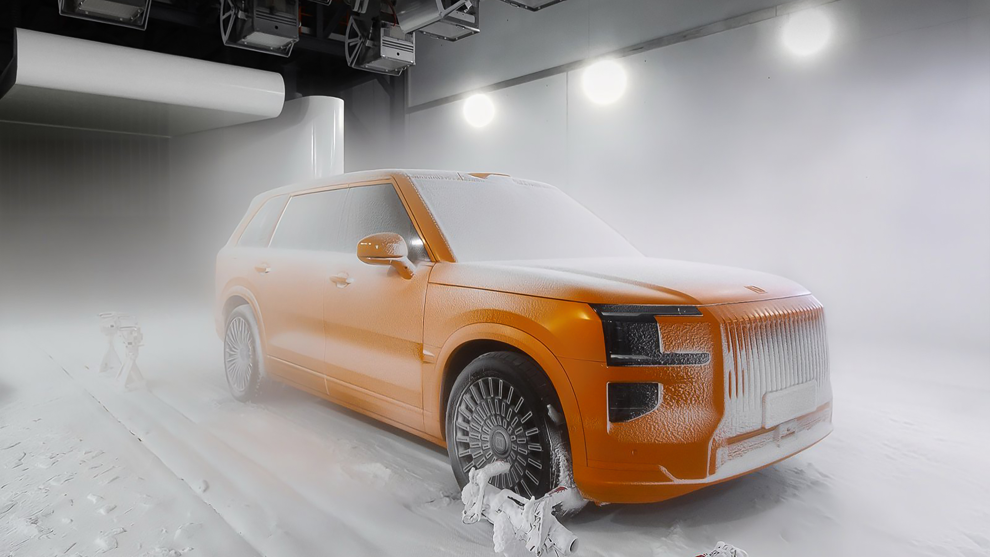 Geely safety testing centre - cold weather testing 