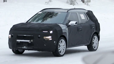 Hyundai compact SUV - front 3/4