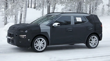 Hyundai compact SUV - front angled