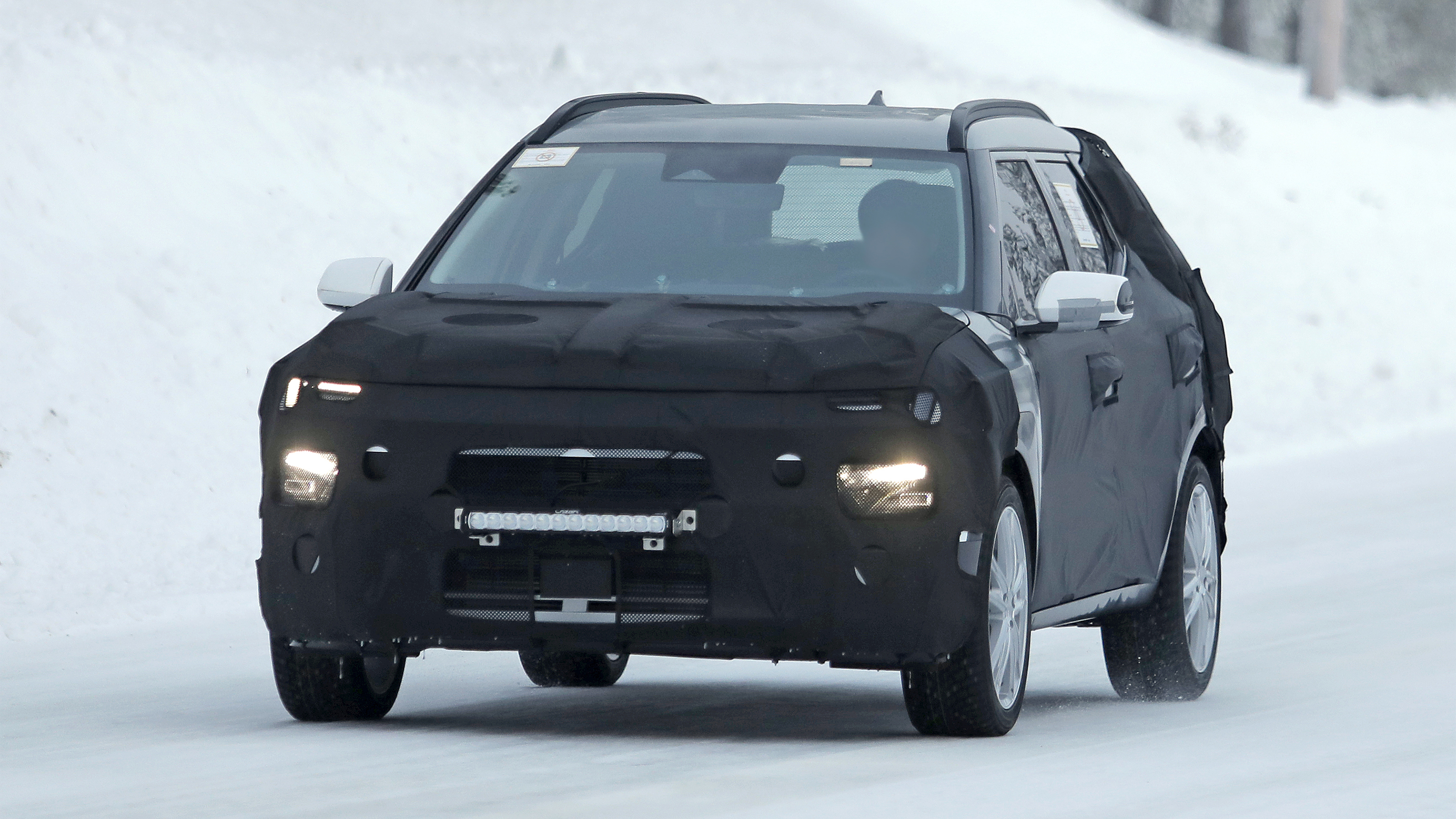 Hyundai compact SUV - front end