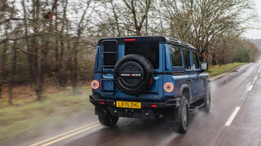Ineos Grenadier facelift - rear tracking