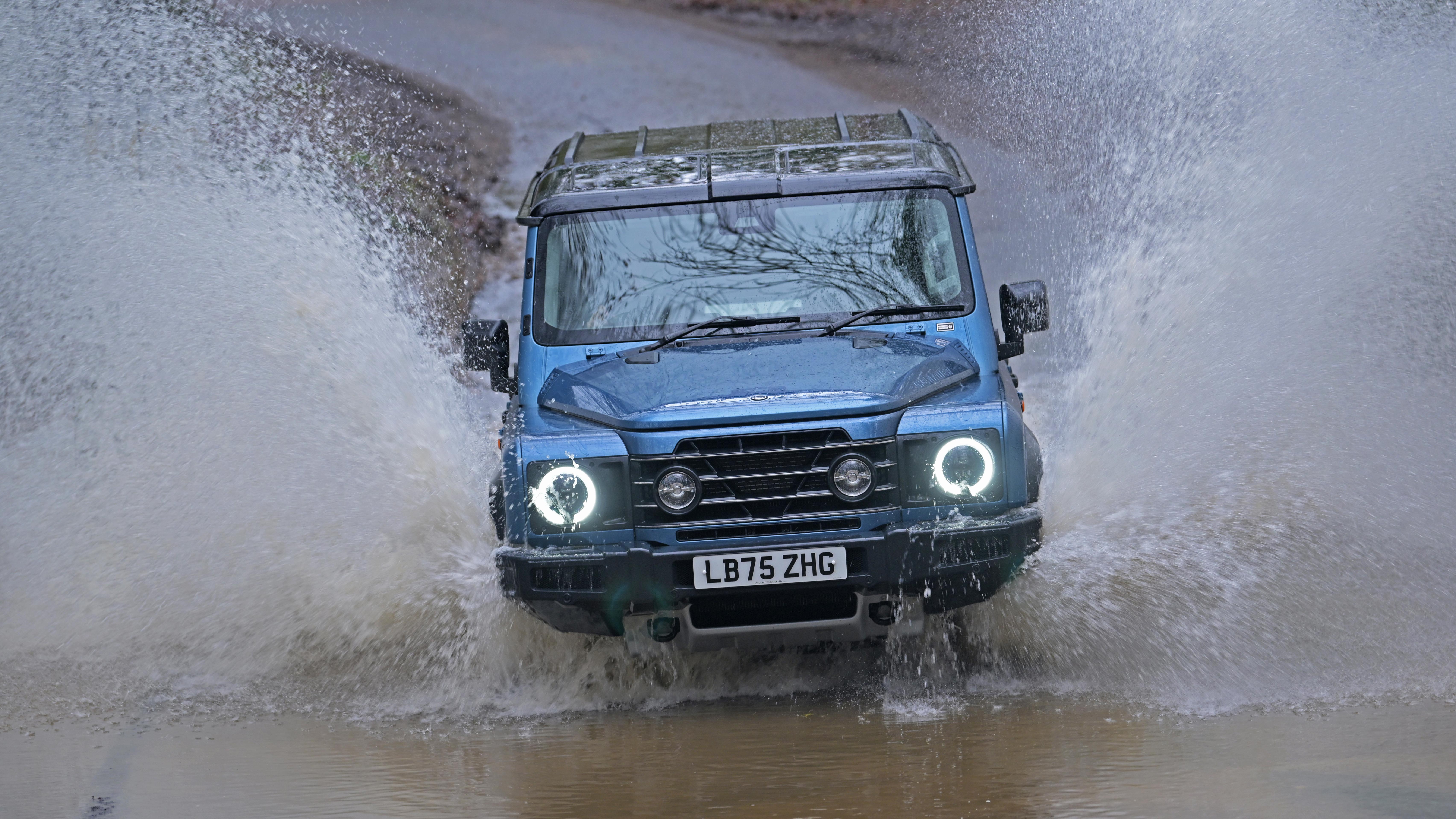 Ineos Grenadier facelift - front off road