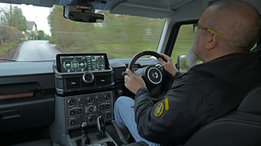 Dean Gibson driving the Ineos Grenadier facelift