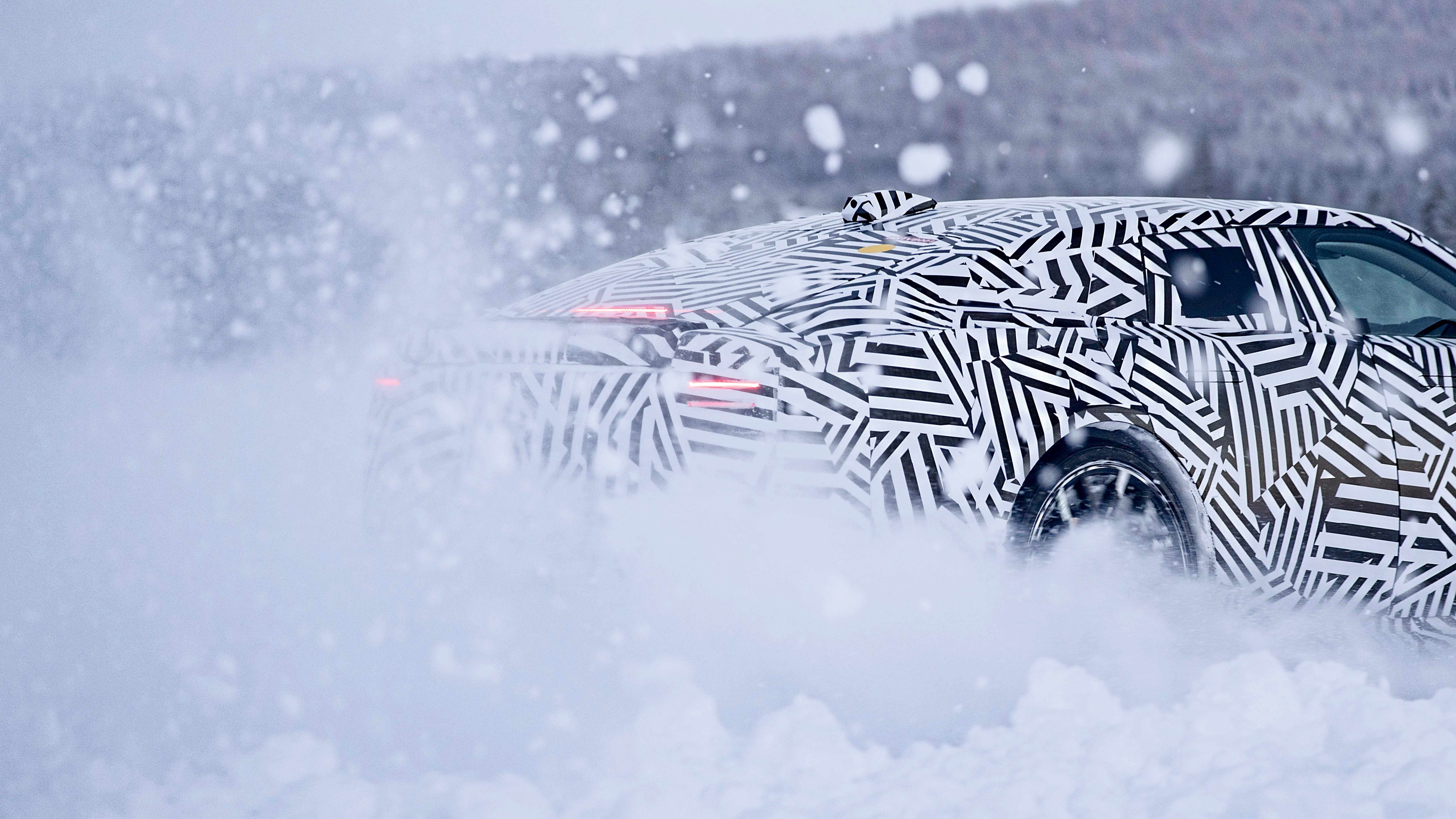 Jaguar GT prototype - snow