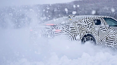 Jaguar GT prototype - snow