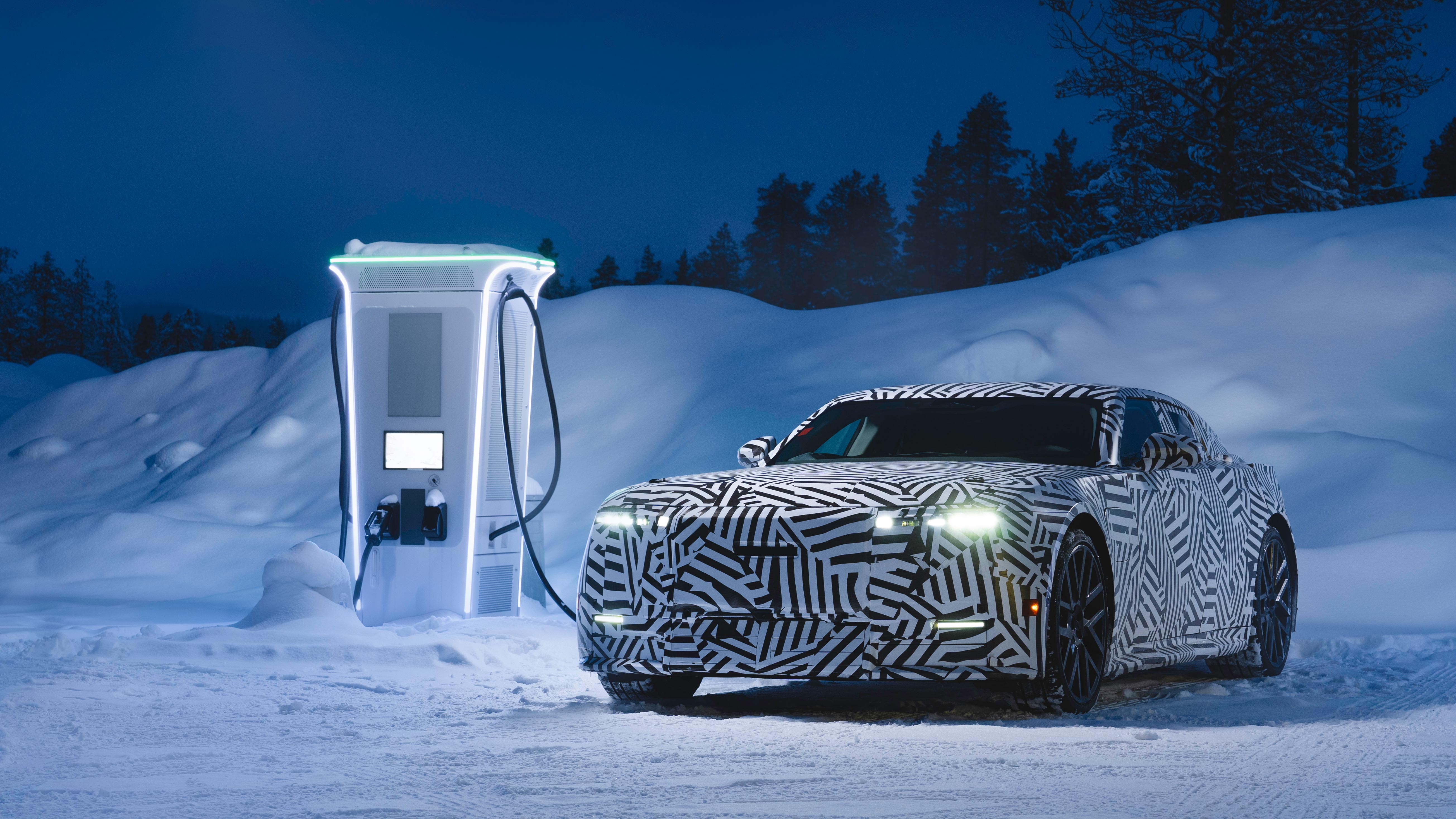 Jaguar GT prototype - charging