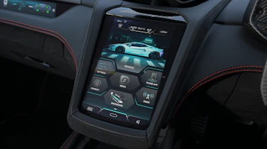 Lamborghini Temerario Alleggerita - infotainment screen