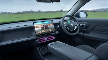 Leapmotor B10 on UK roads - front interior