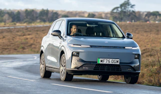 Leapmotor B10 on UK roads - front cornering