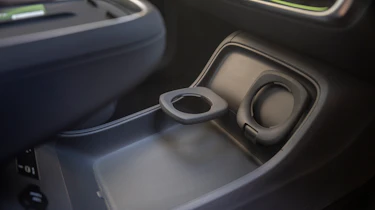 Leapmotor B10 on UK roads - centre console, cup holders