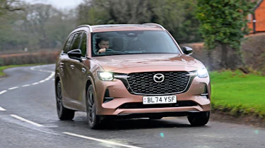 Mazda CX-80 Homura Plus - front cornering
