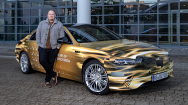 Ellis Hyde with the Mercedes S-Class