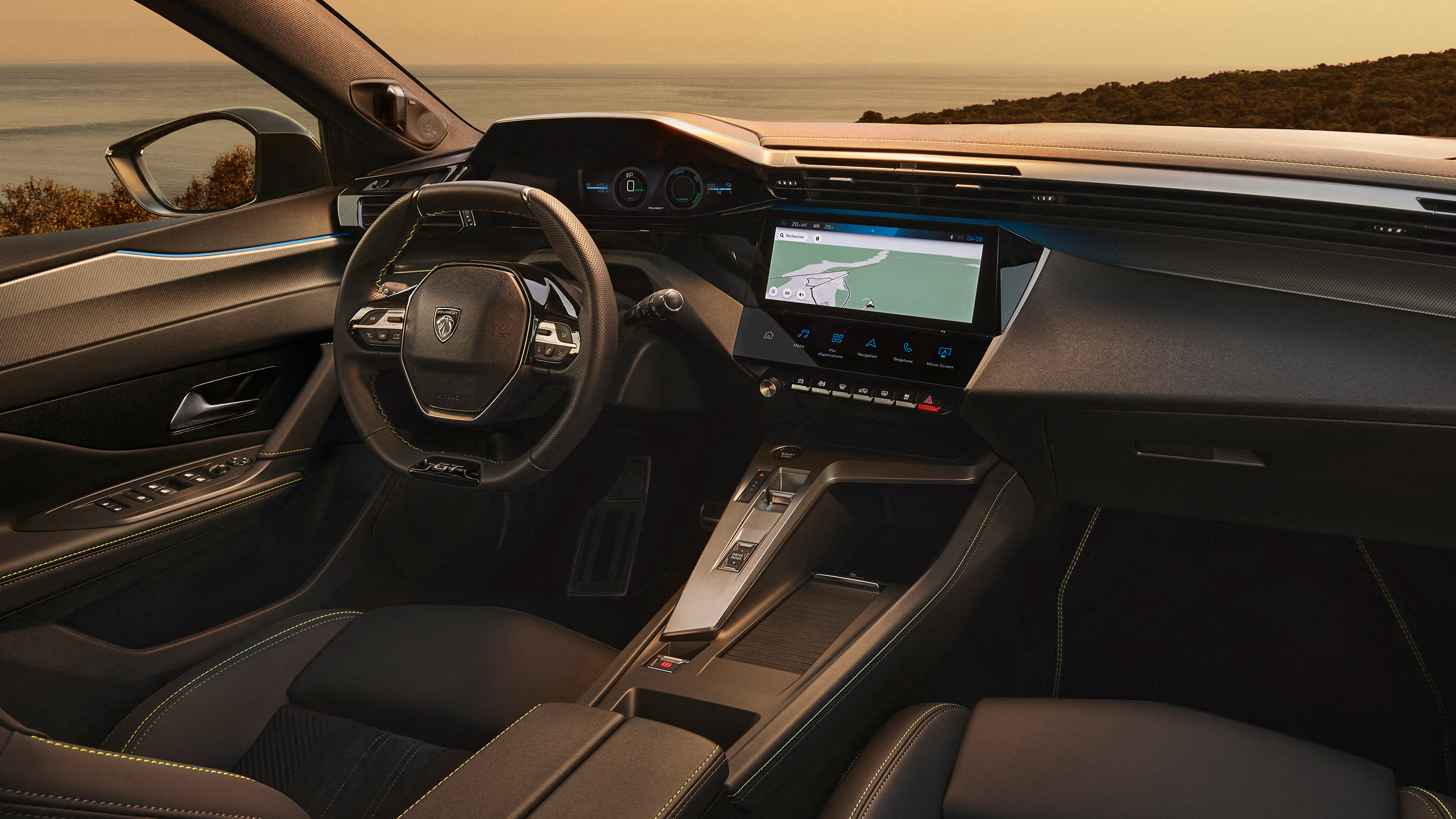 Peugeot E-408 facelift - dash