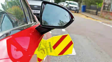 Sideguard on-street parking reflector