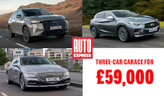 Three-car garage: Infiniti Q30, Genesis G80 and DS 7 header image