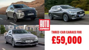Three-car garage: Infiniti Q30, Genesis G80 and DS 7 header image