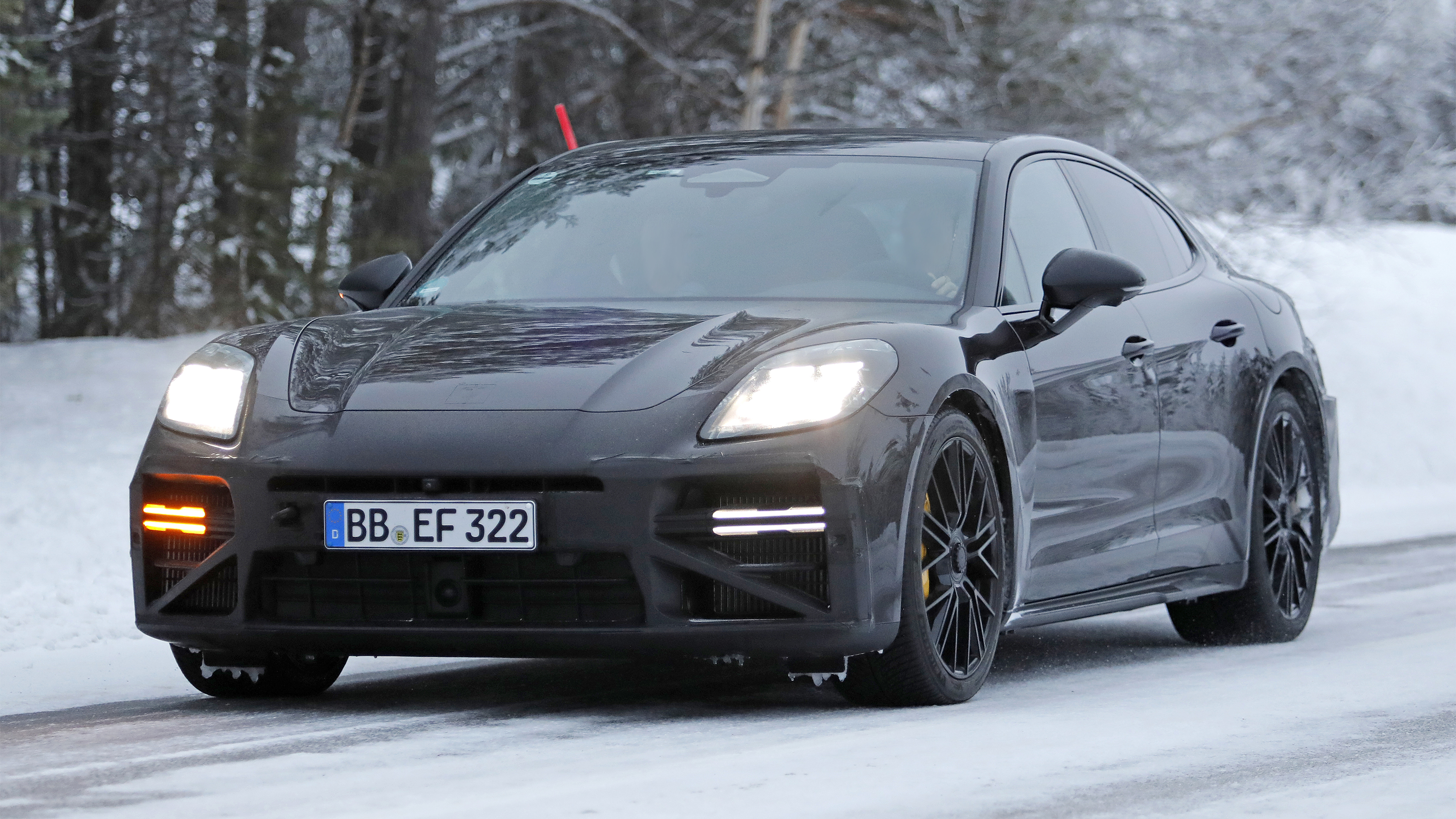 Updated Porsche Panamera - front 3/4