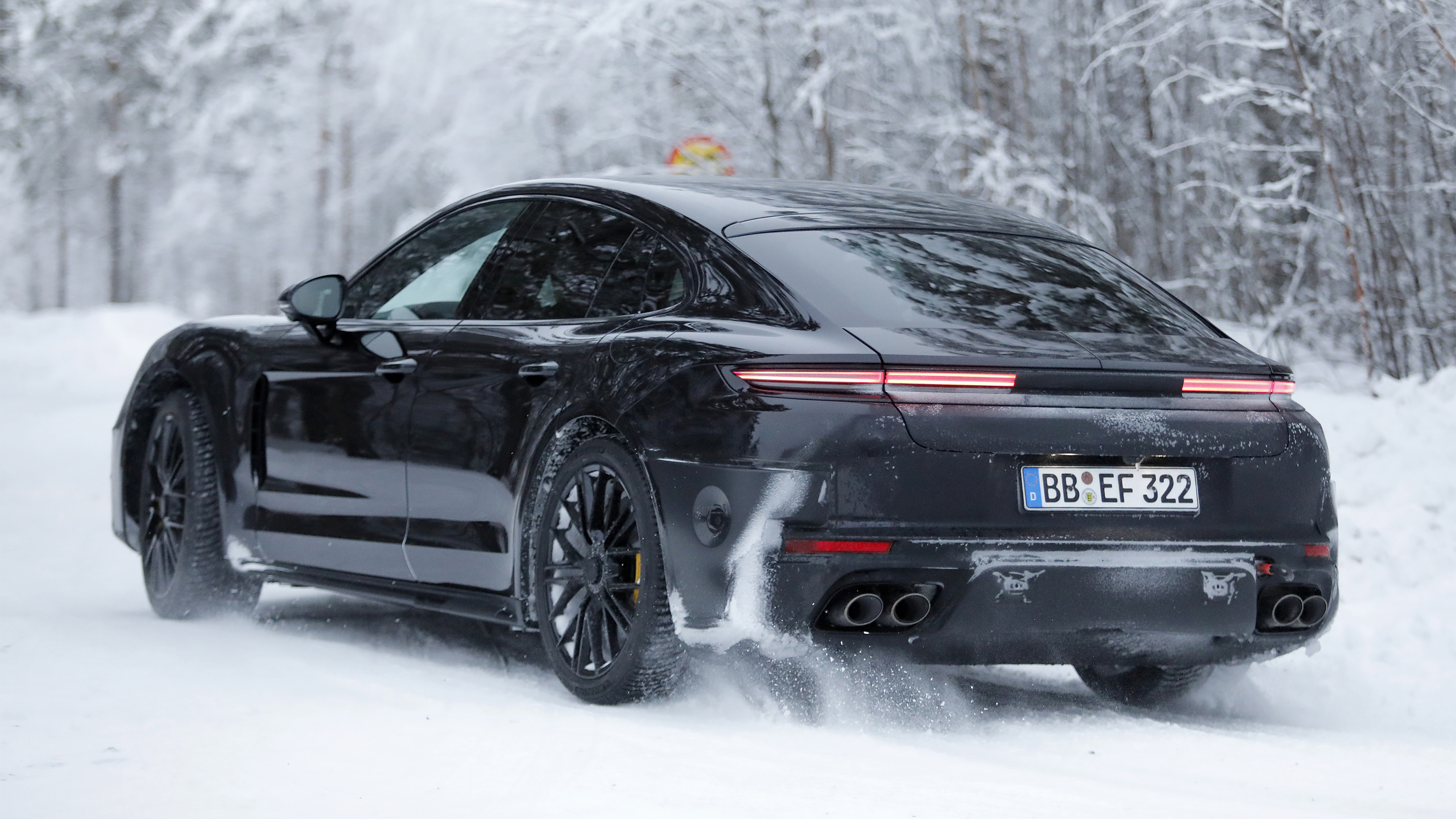 Updated Porsche Panamera - rear 3/4