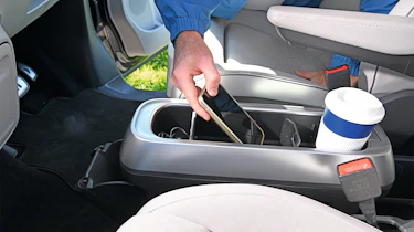 VW ID. Buzz LWB - centre console