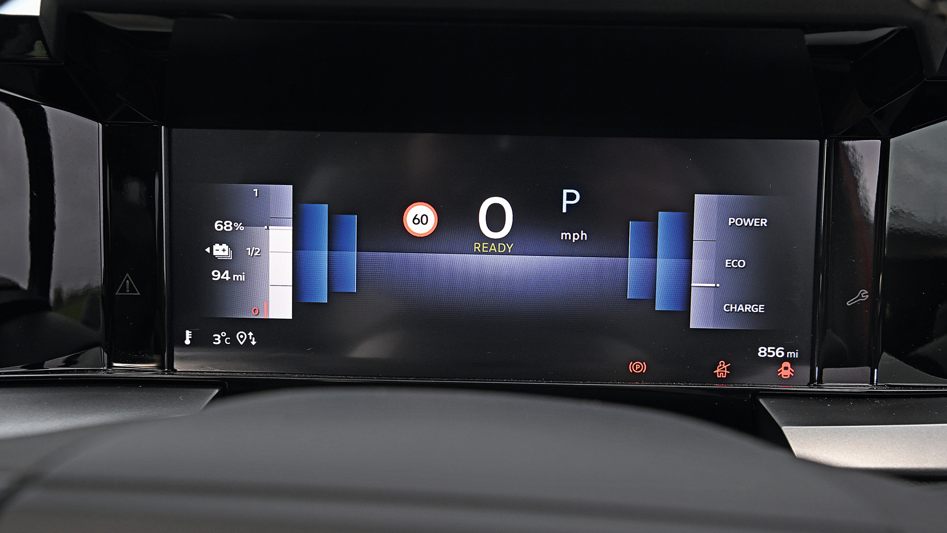 Vauxhall Frontera - driver display