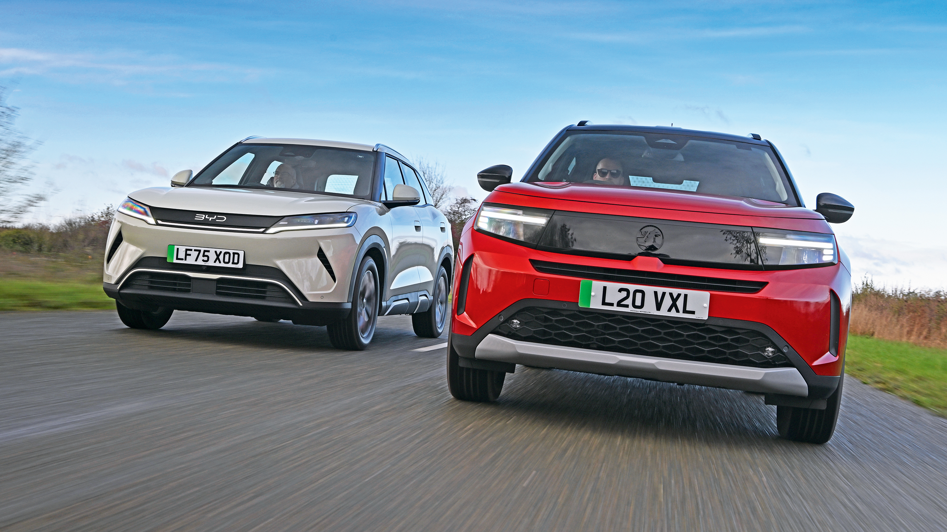 Vauxhall Frontera vs BYD Atto 2 - front end