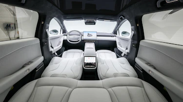Xpeng P7+ - interior (all seats down)