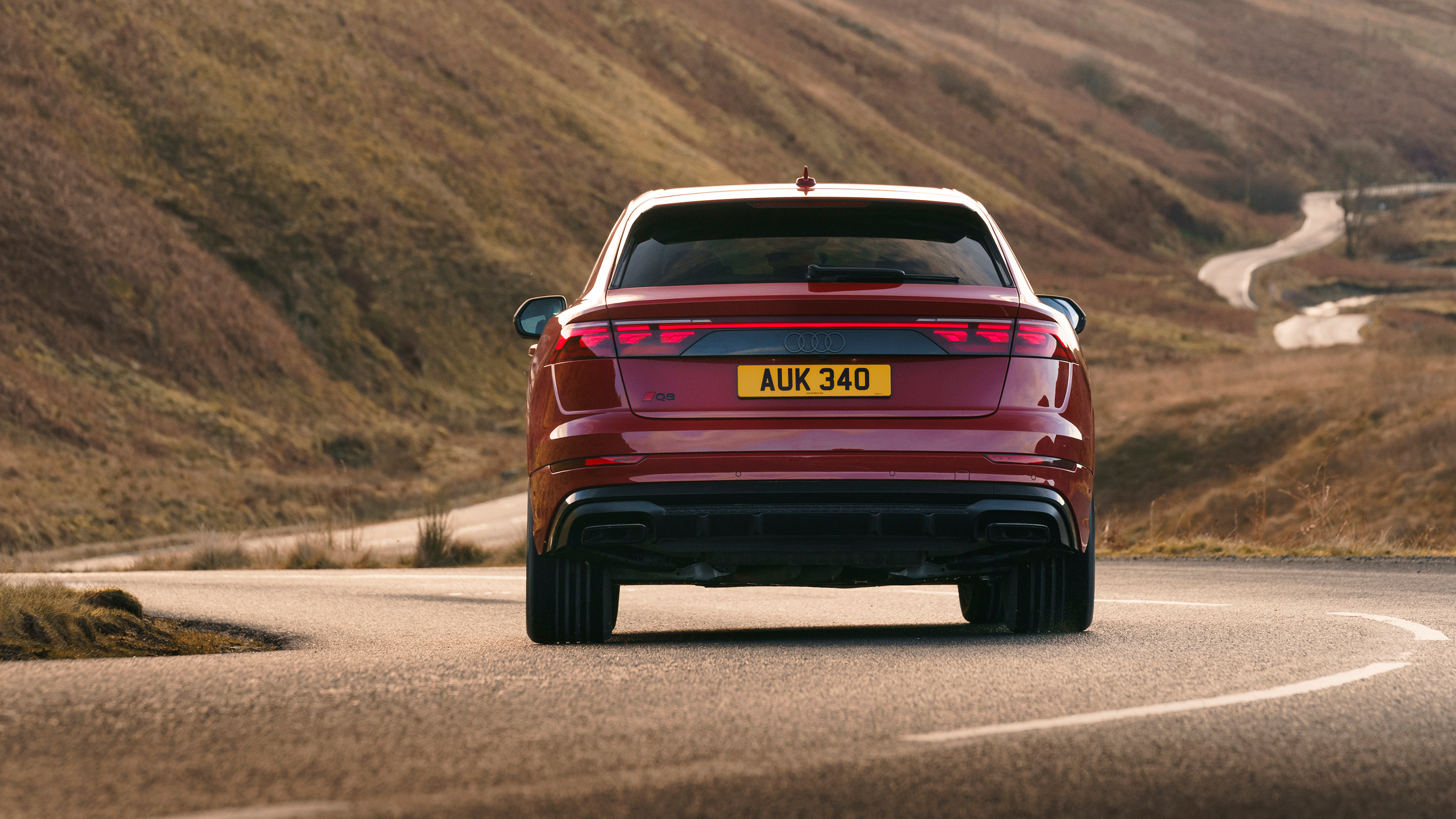 Audi Q8 - rear cornering