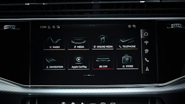 Audi Q8 - infotainment screen