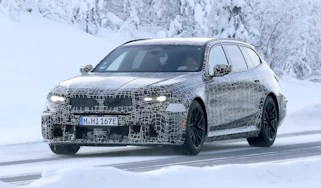 New BMW M5 Touring spy shot - front