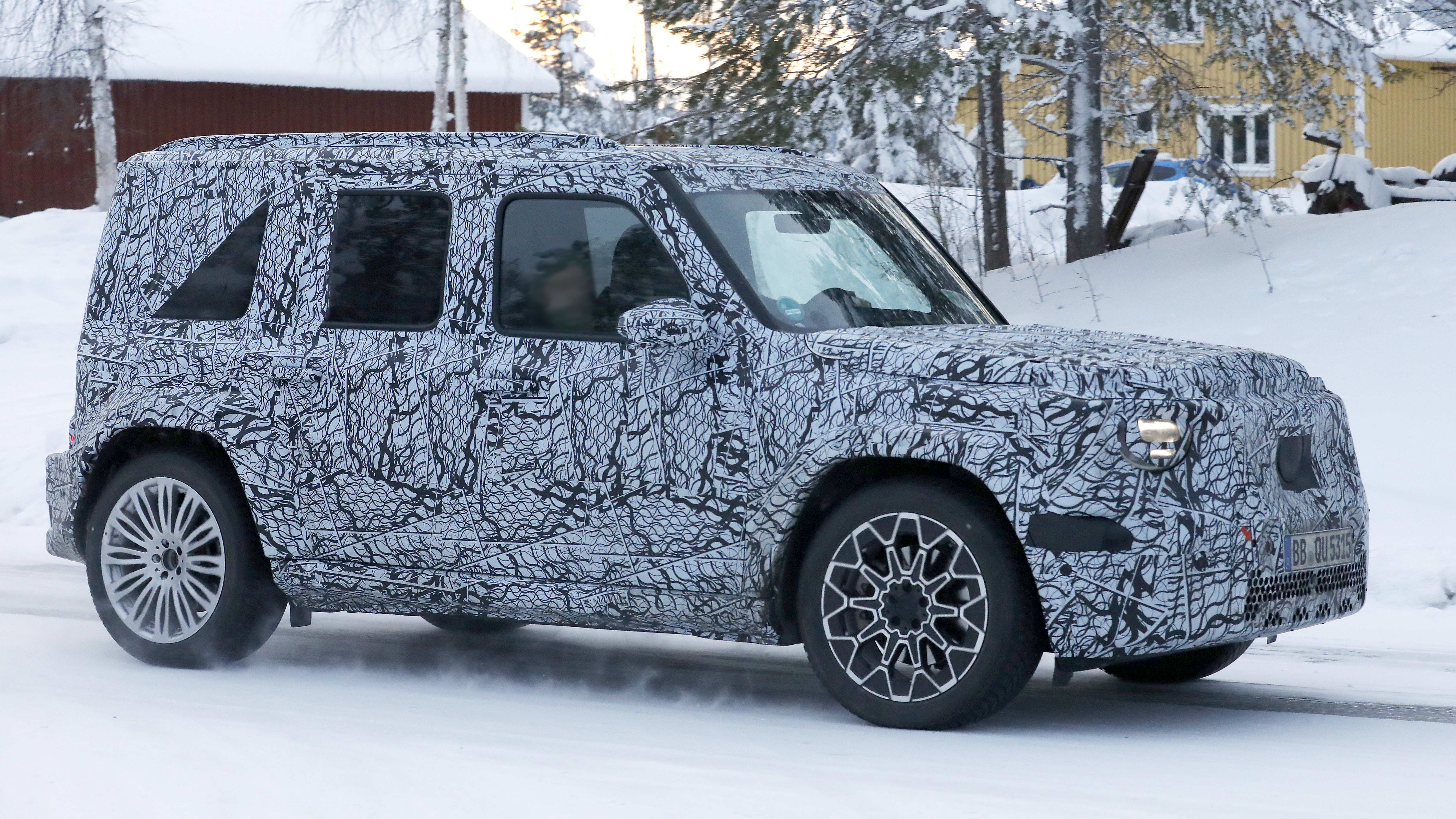 Baby Mercedes G-Class spyshot 3