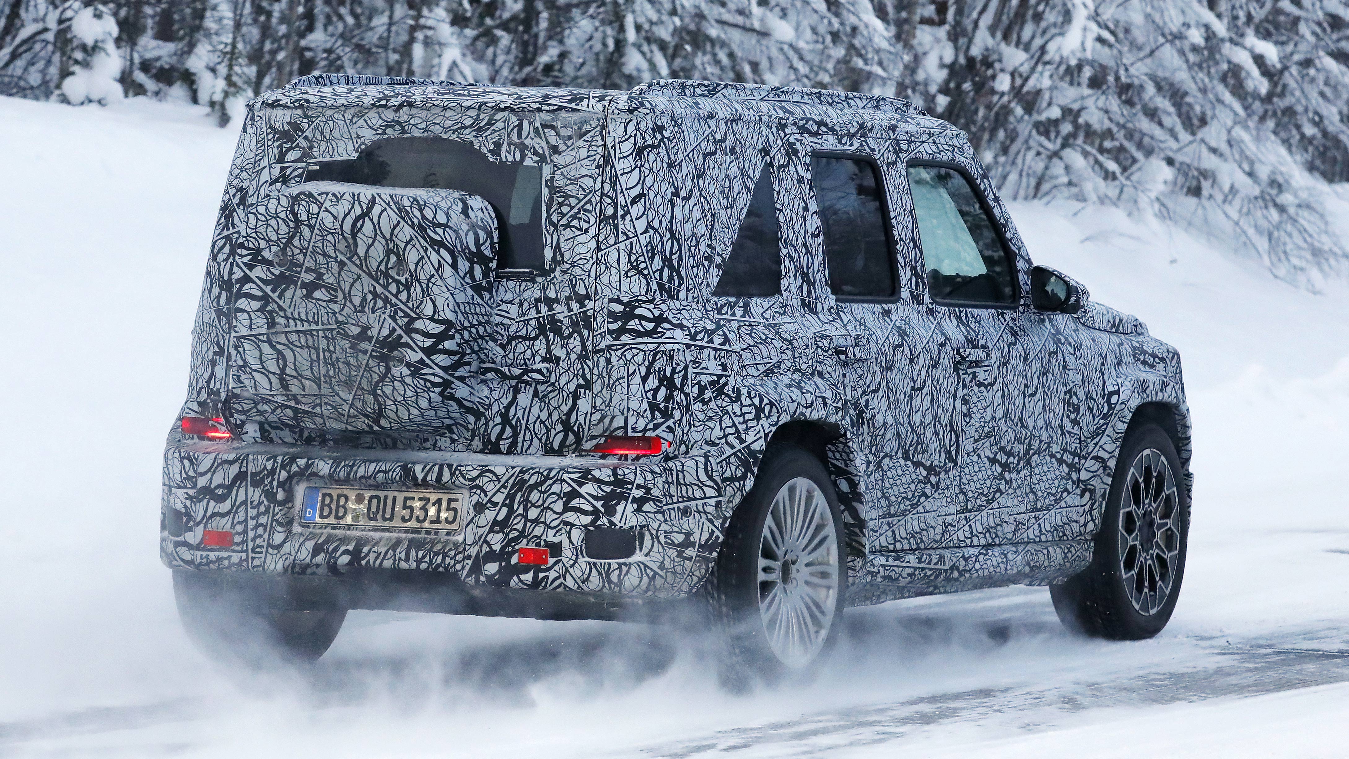 Baby Mercedes G-Class spyshot 5