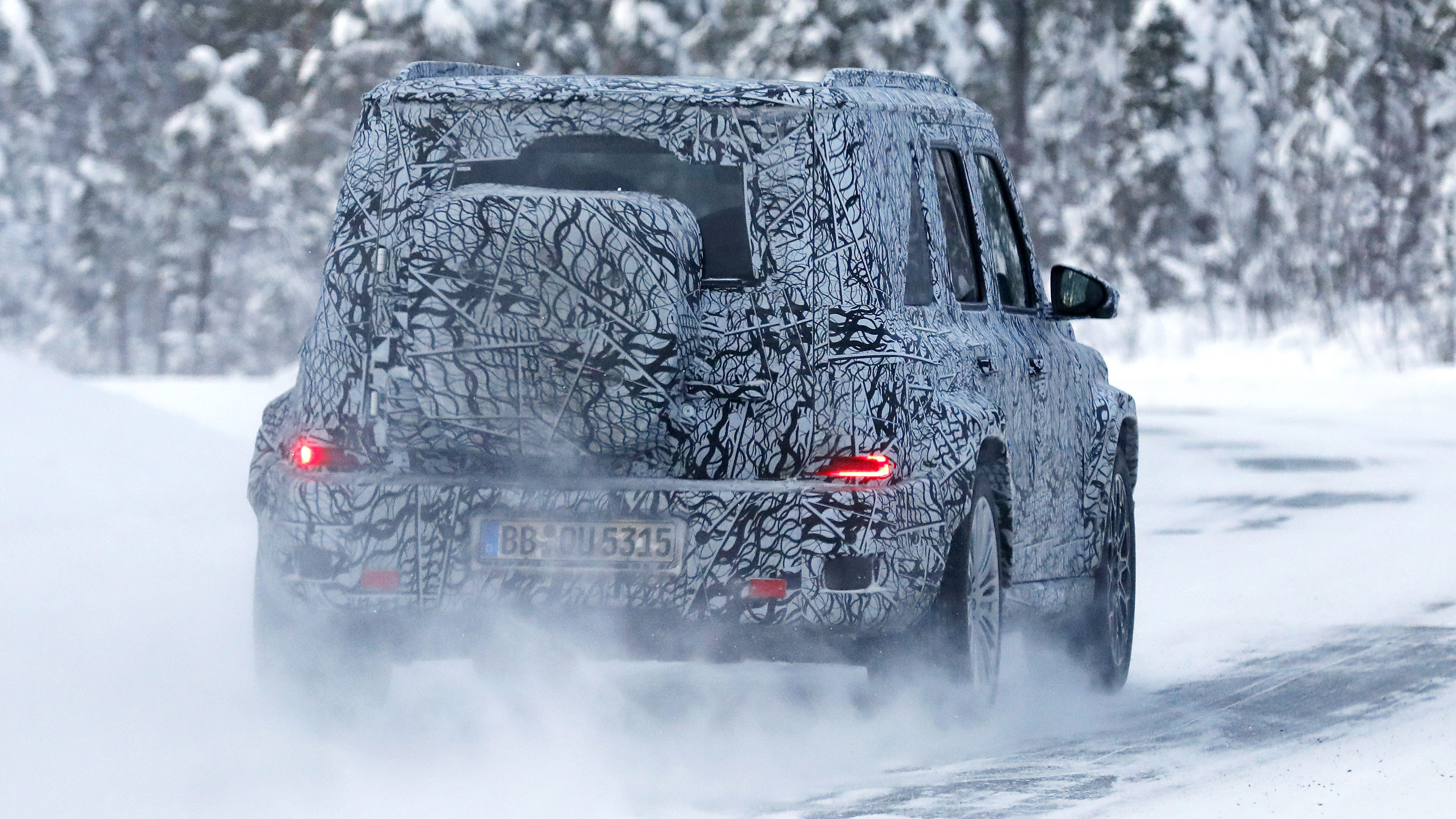 Baby Mercedes G-Class spyshot 6