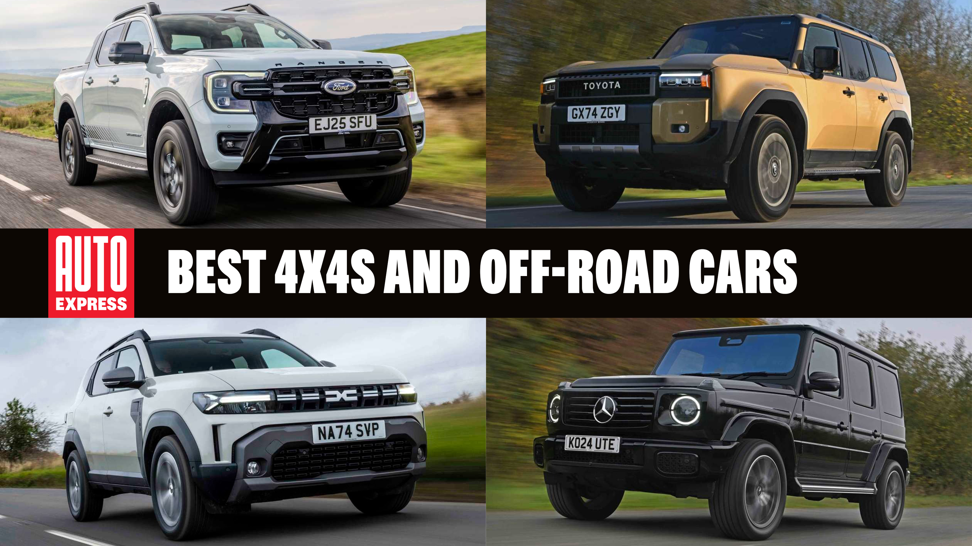 Best 4x4s and off-road cars - header image