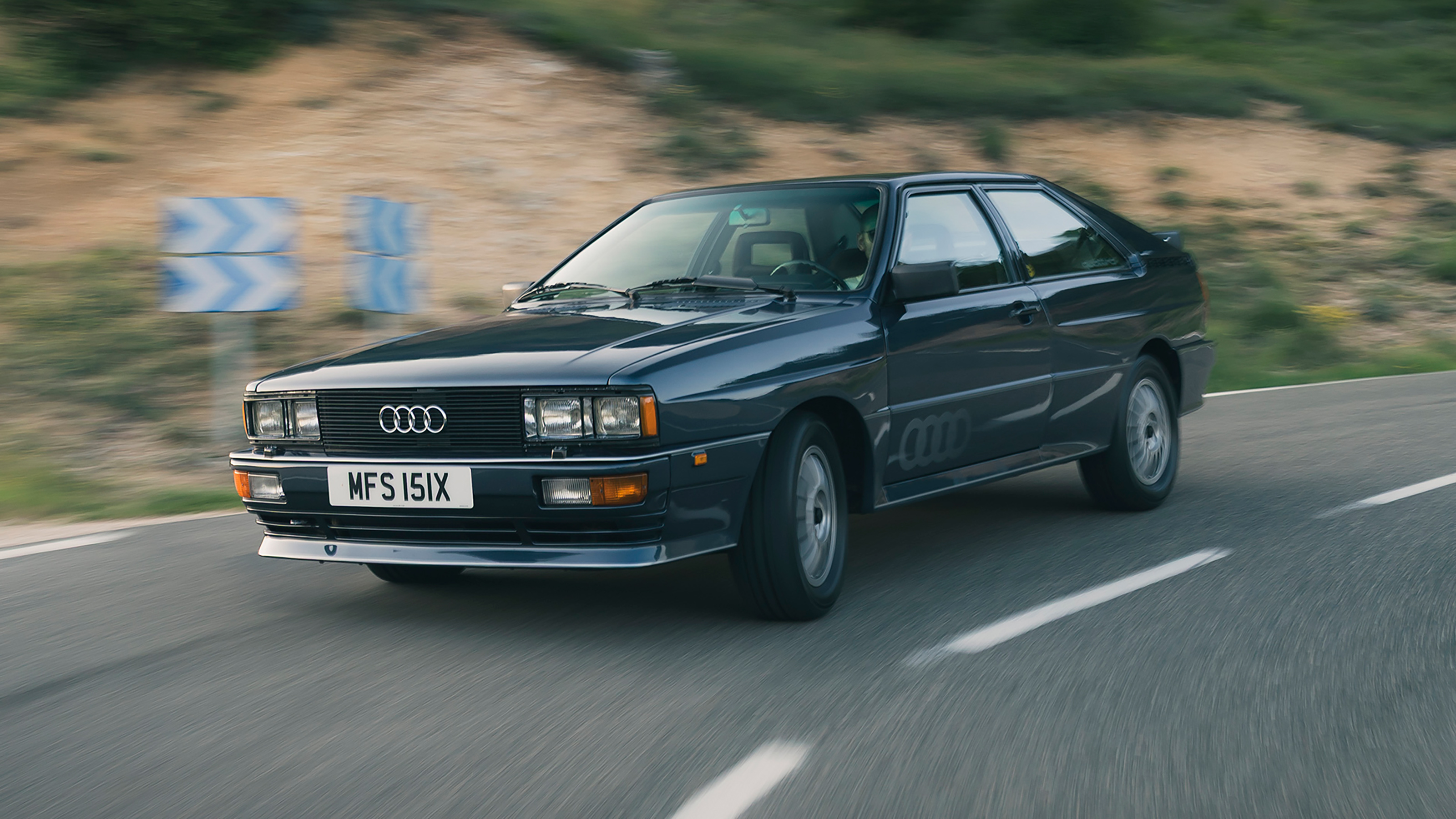 Audi Quattro - front cornering
